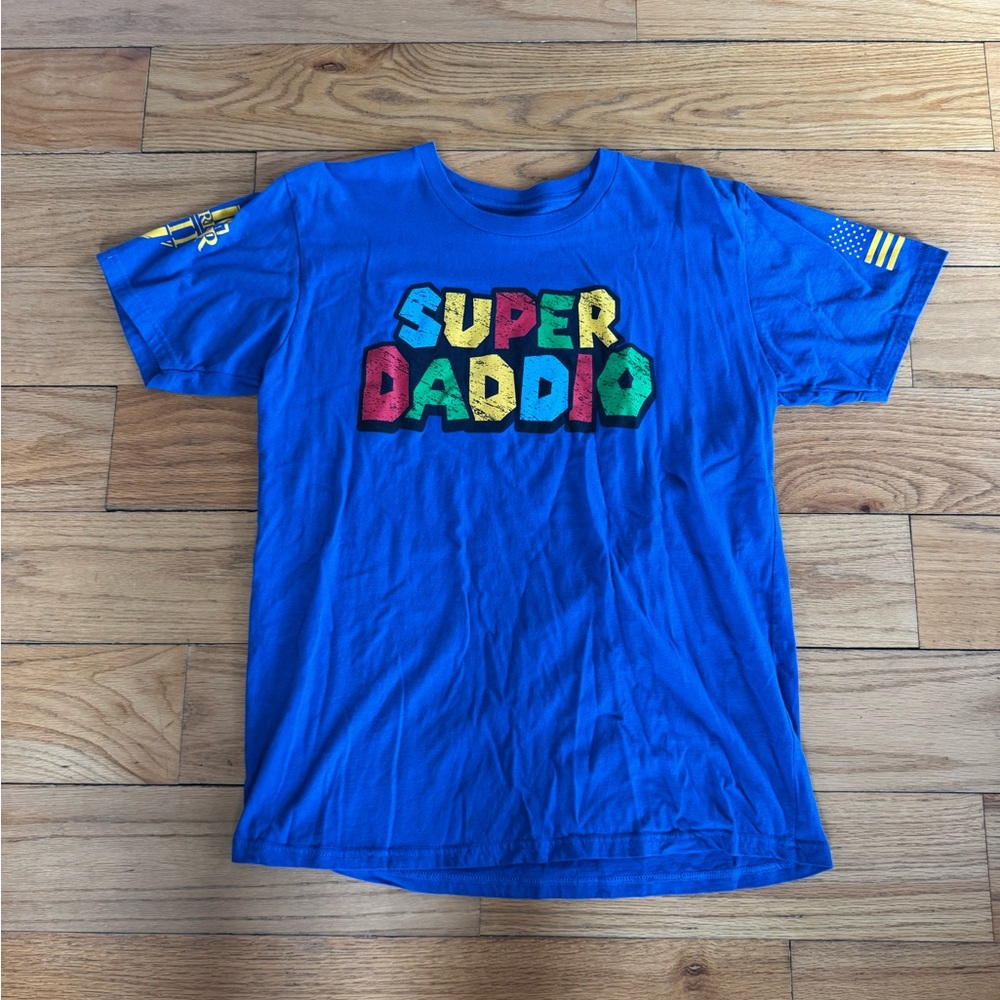 Super Daddio Kids Blue T-Shirt